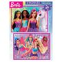 Voir la diapositive 2 : EDUCA 2 puzzles de 48 pieces Barbie