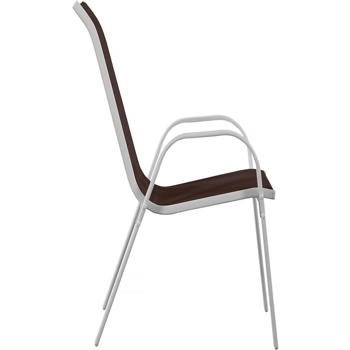 Habitat et Jardin Fauteuil jardin Textilène  Cordoba  - Phoenix - Taupe - Lot de 2