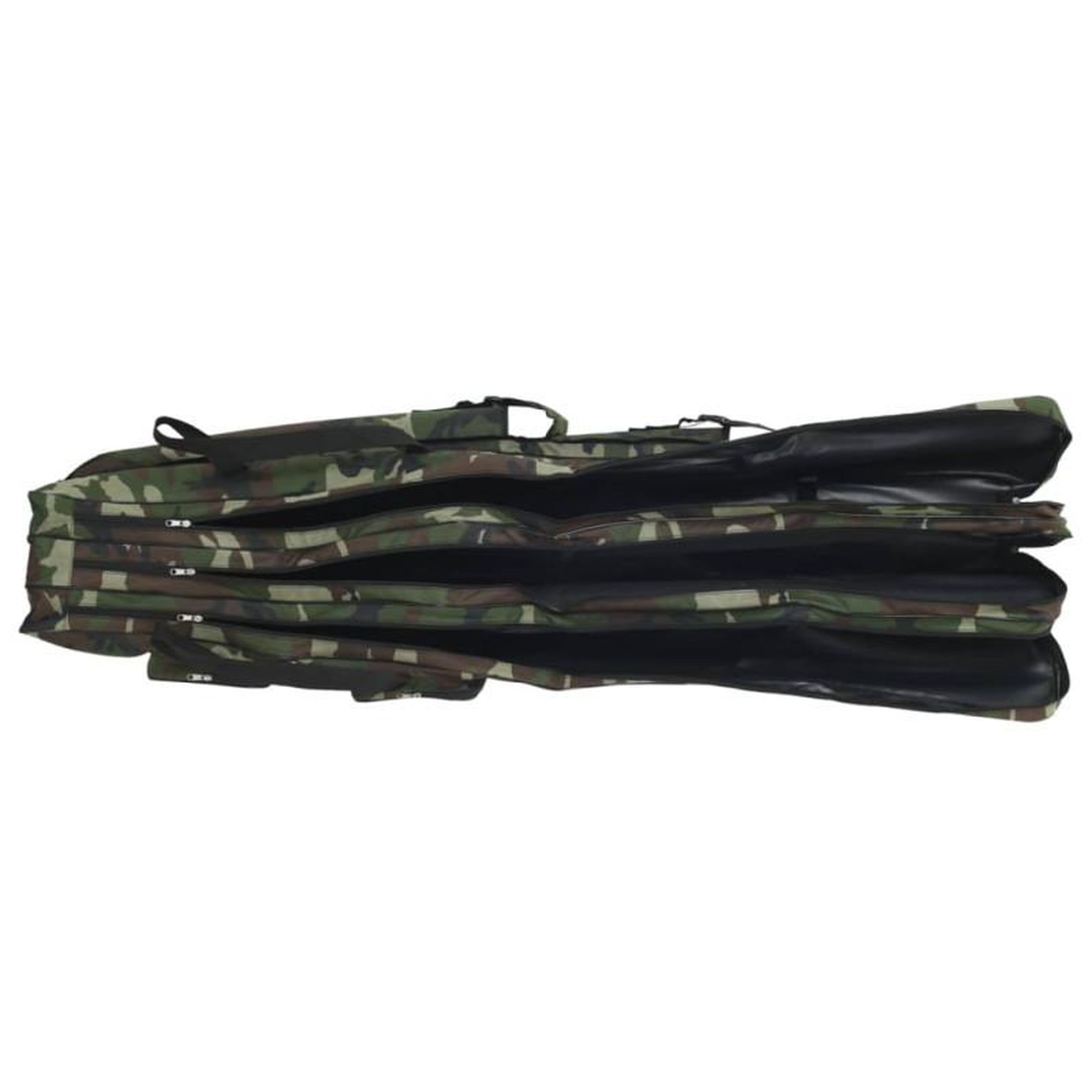 Voir la diapositive 2 : VIDAXL Sac de canne à pêche vert camouflage 150 cm tissu oxford