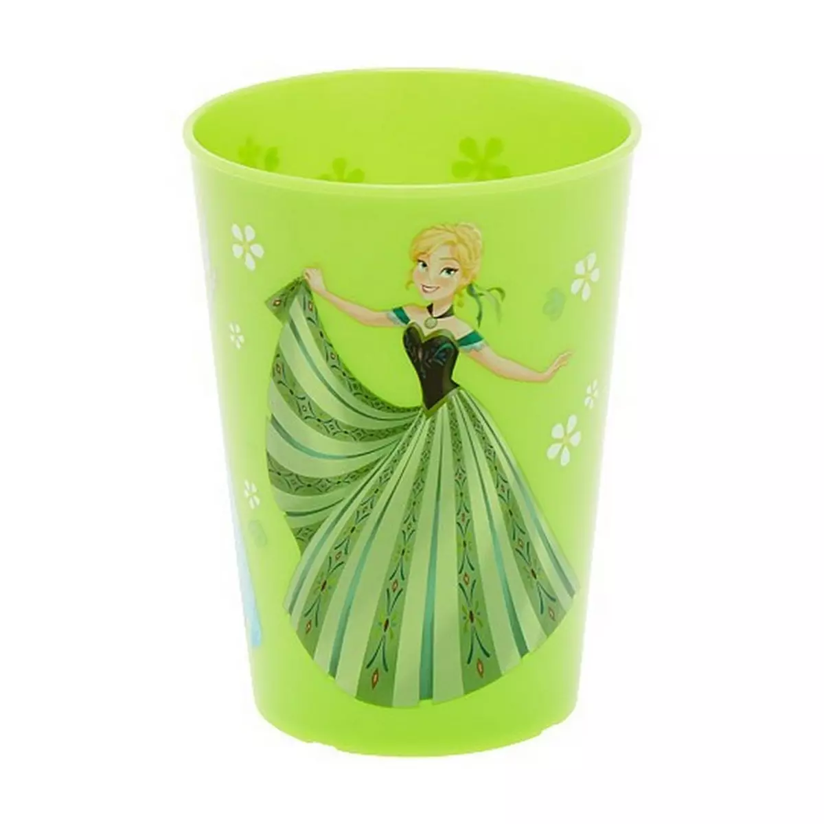  Gobelet La Reine des neiges verre plastique Frozen vert