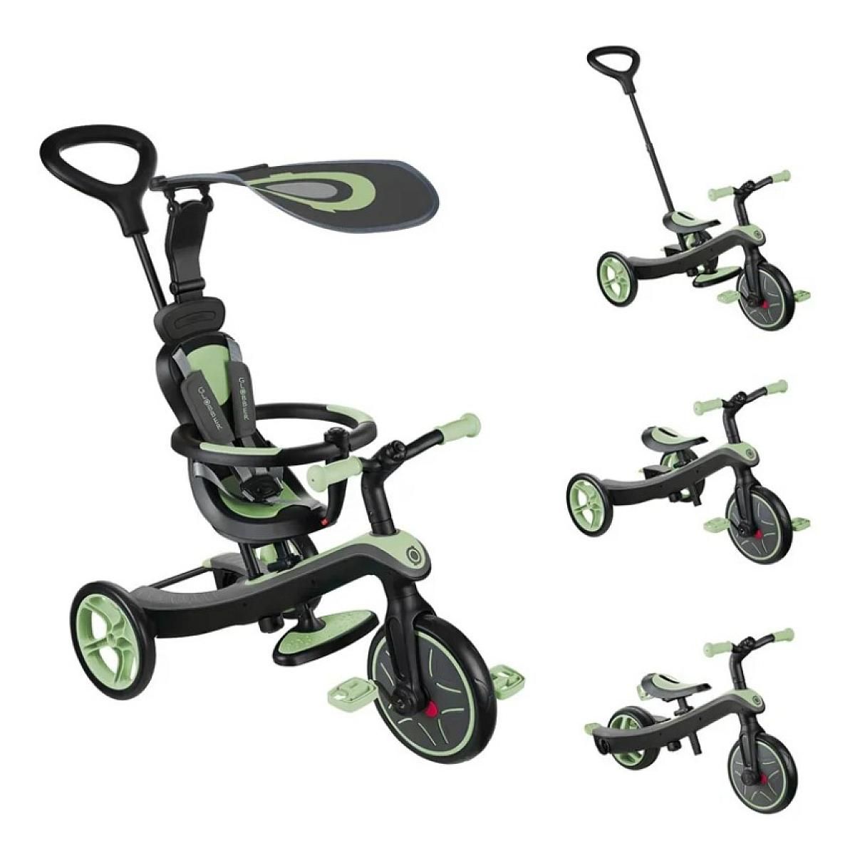 Globber Trike Explorer 4 En 1 Vert Sauge