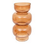 Voir la diapositive 1 : ATMOSPHERA Vase Design  Be Vintage  25cm Ambre