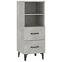 Voir la diapositive 2 : VIDAXL Buffet Gris beton 34,5x34x90 cm Bois d'ingenierie