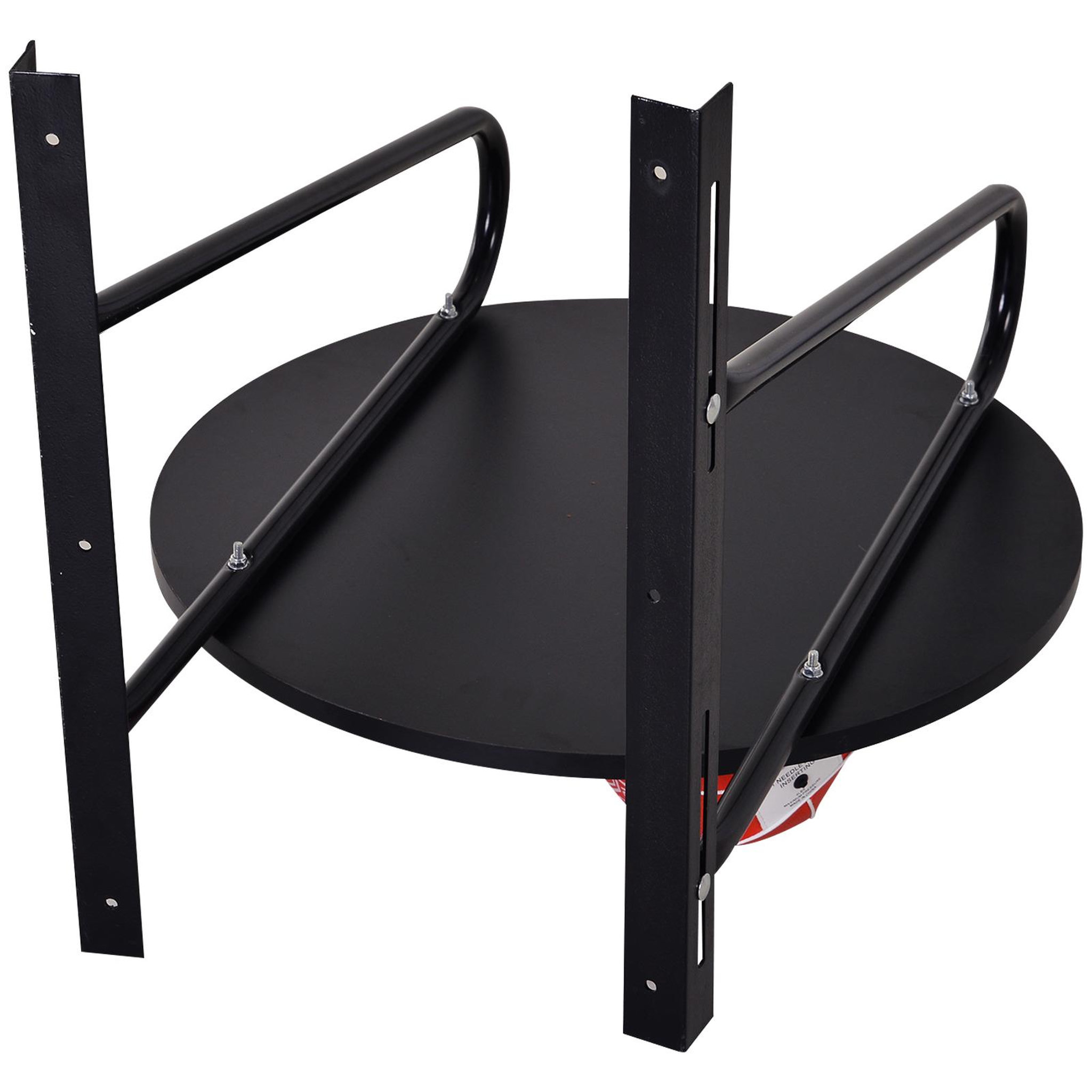 Voir la diapositive 6 : HOMCOM Punching ball poire de vitesse boxe avec support plateau tournant + pompe mdf acier revêtement synthétique rouge noir