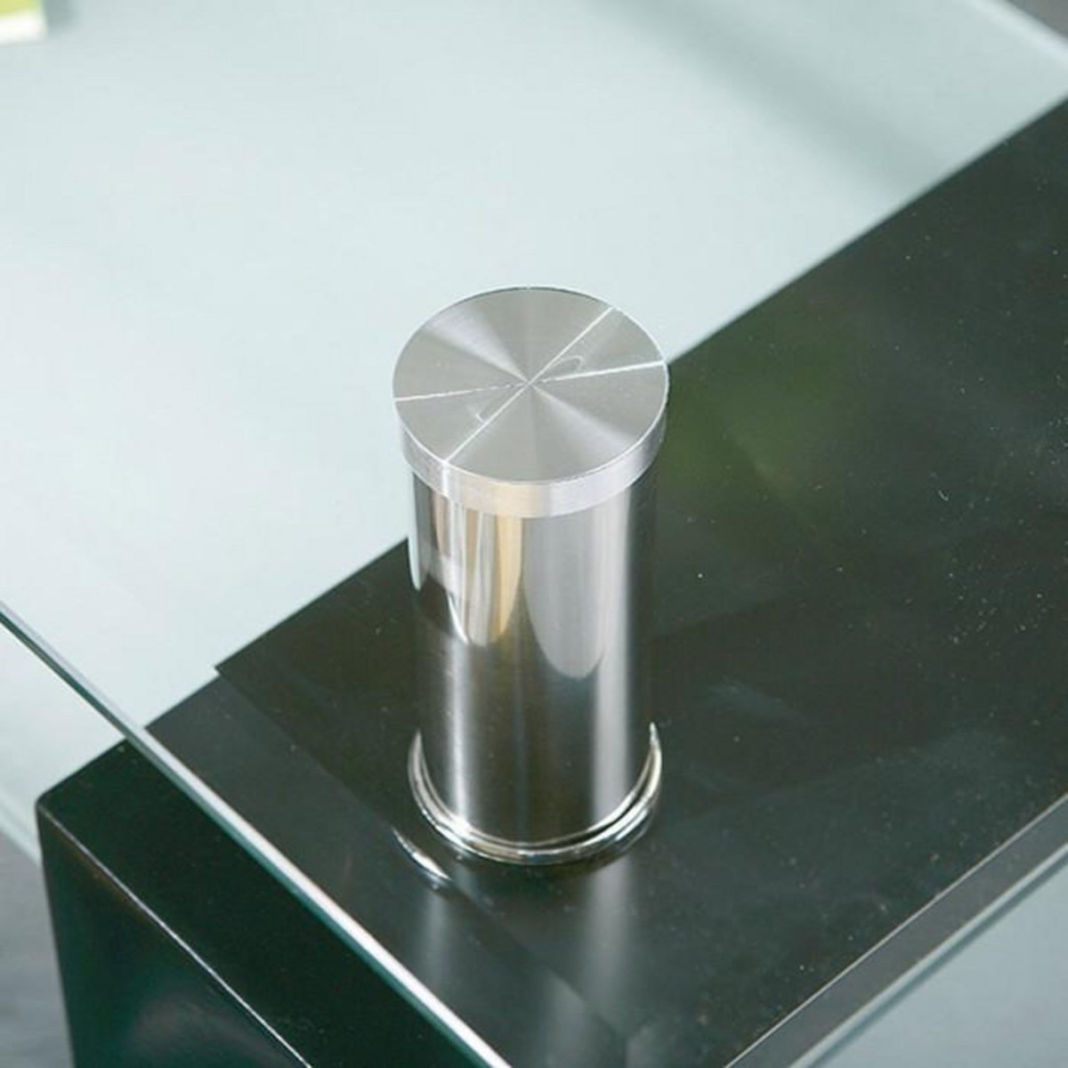 Paris Prix Table Basse Design en Verre  Leny  100cm Noir