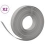 Voir la diapositive 2 : VIDAXL Bordures de jardin 2 pcs gris 10 m 10 cm polyethylene