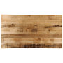 Voir la diapositive 1 : VIDAXL Dessus de table bord vivant 100x60x3,8 cm bois de manguier brut
