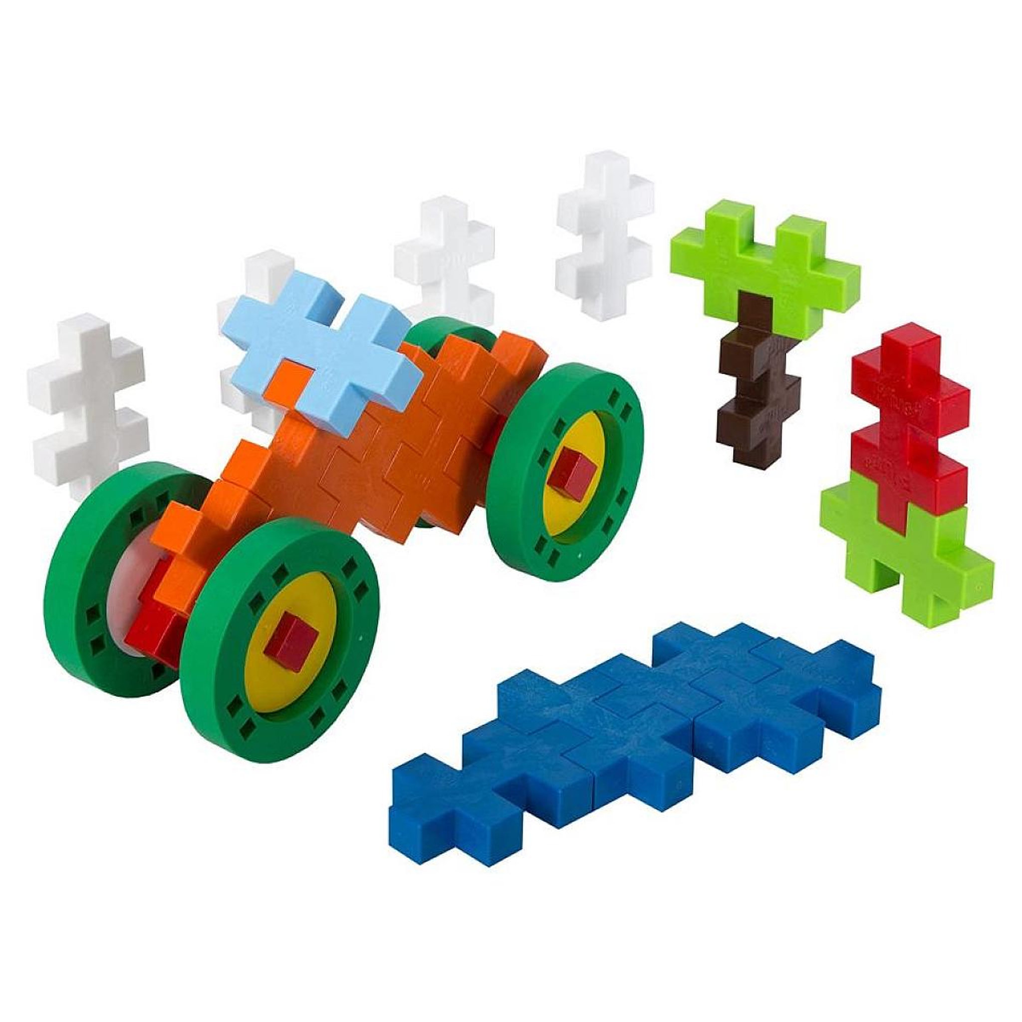Voir la diapositive 3 : PlusPlus Plus Plus BIG ++ Make  and  Go! Mini véhicules - 29 pcs