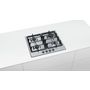 Voir la diapositive 4 : BOSCH Table de cuisson gaz 60cm 4 feux inox - pgp6b5b90