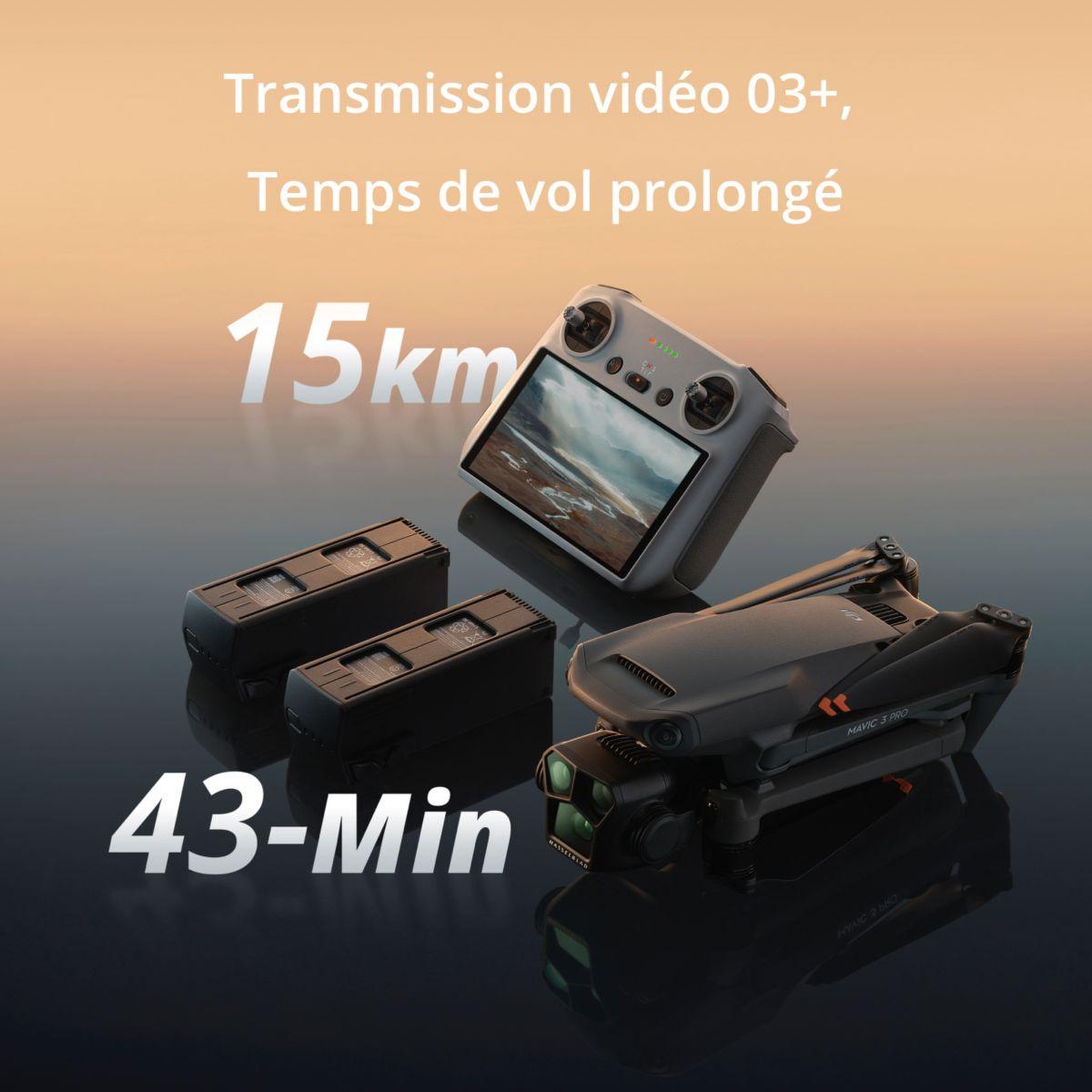 Voir la diapositive 3 : DJI Drone Mavic 3 Pro Fly More Combo (RC PRO)