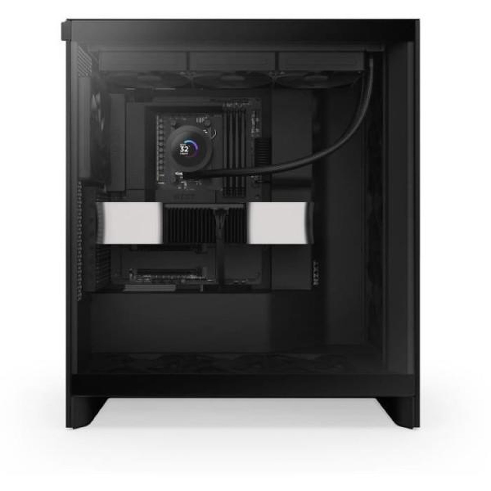 Voir la diapositive 2 : NZXT Watercooling - NZXT - RL-KN360-B2 - Kraken Plus 360 - Écran LCD 1.54 personnalisable - Noir