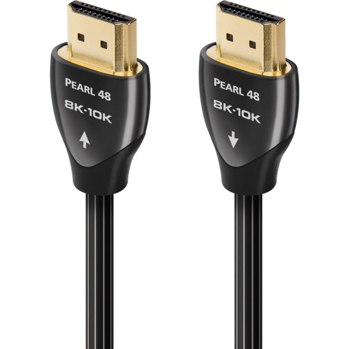 AUDIOQUEST Câble HDMI Pearl HDMI 48G 2 mètres