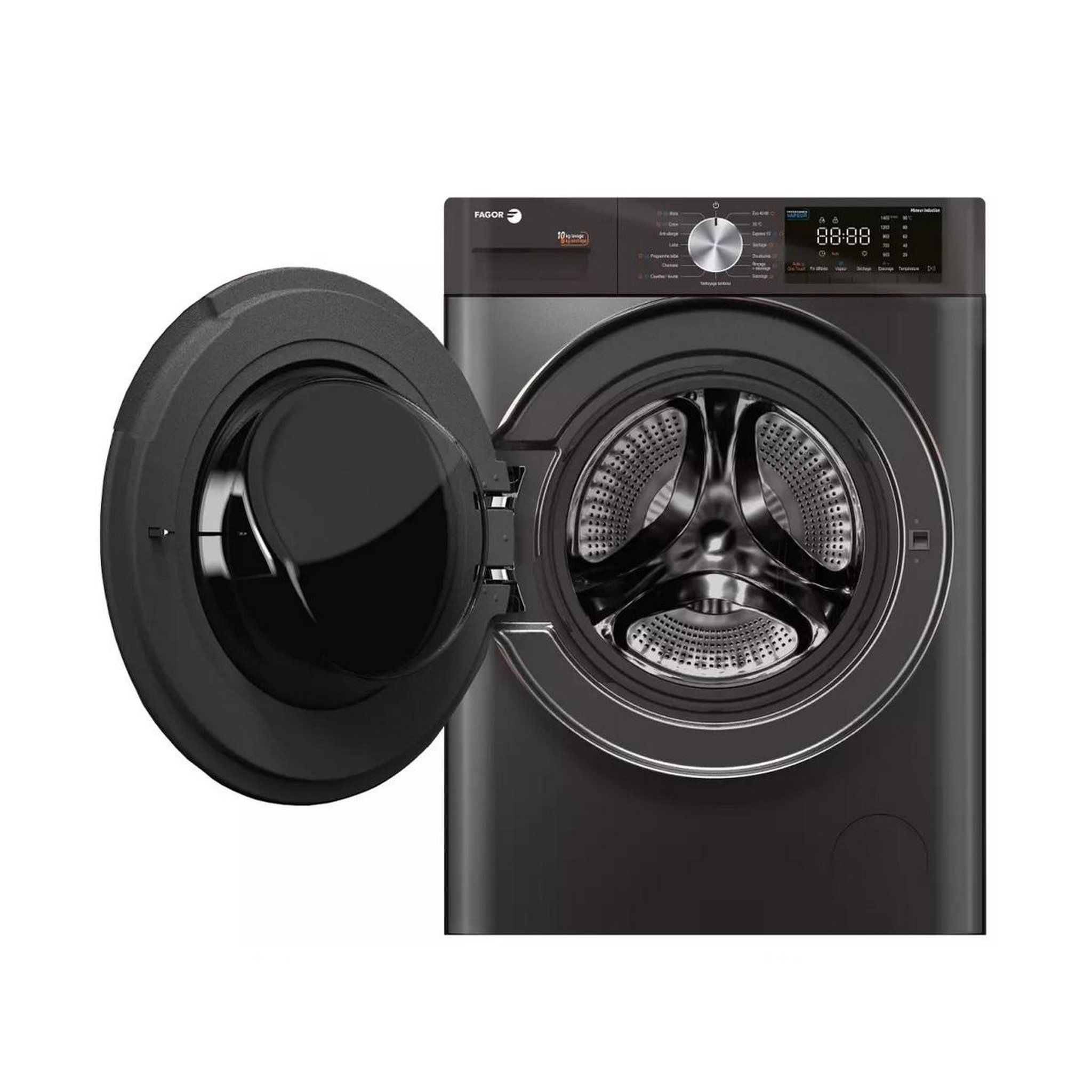 Voir la diapositive 3 : Fagor Lave-linge séchant frontal 10/6 kg 1400 tours/min - flsf10614ids/1
