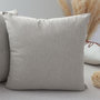 Voir la diapositive 3 : Paris Prix Coussin Déco Uni  Cambria  40x40cm Lin