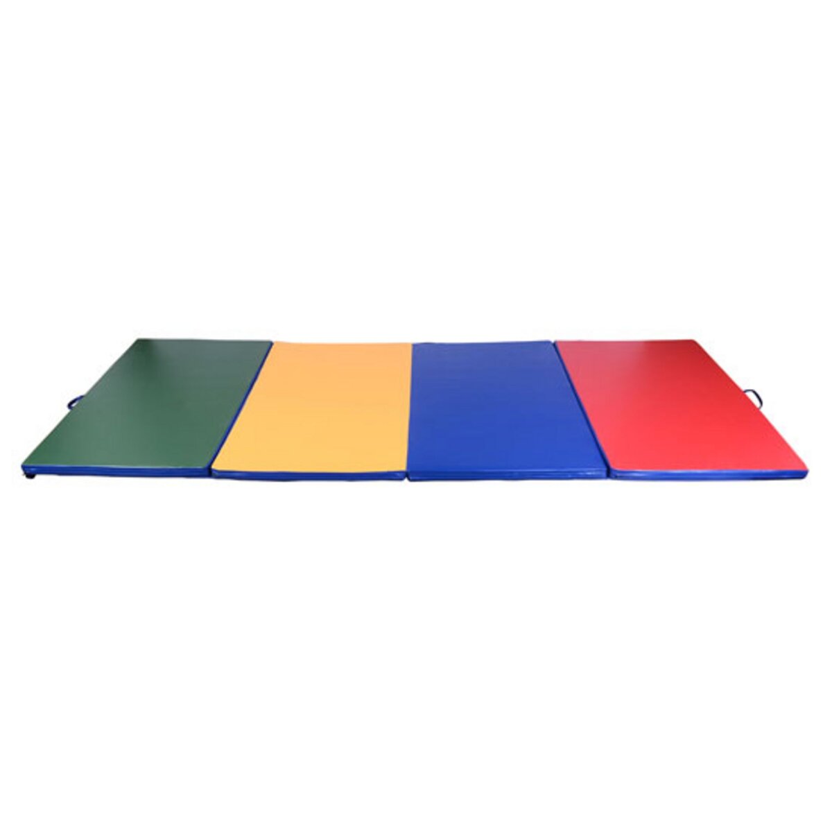 HOMCOM Tapis de sol gymnastique Fitness pliable portable rembourrage mousse  5 cm grand confort revêtement synthétique dim. 2,93L m x 1,15l m violet pas  cher 