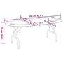 Voir la diapositive 5 : VIDAXL Table de poker pliable 10 joueurs Vert 206x106x75 cm