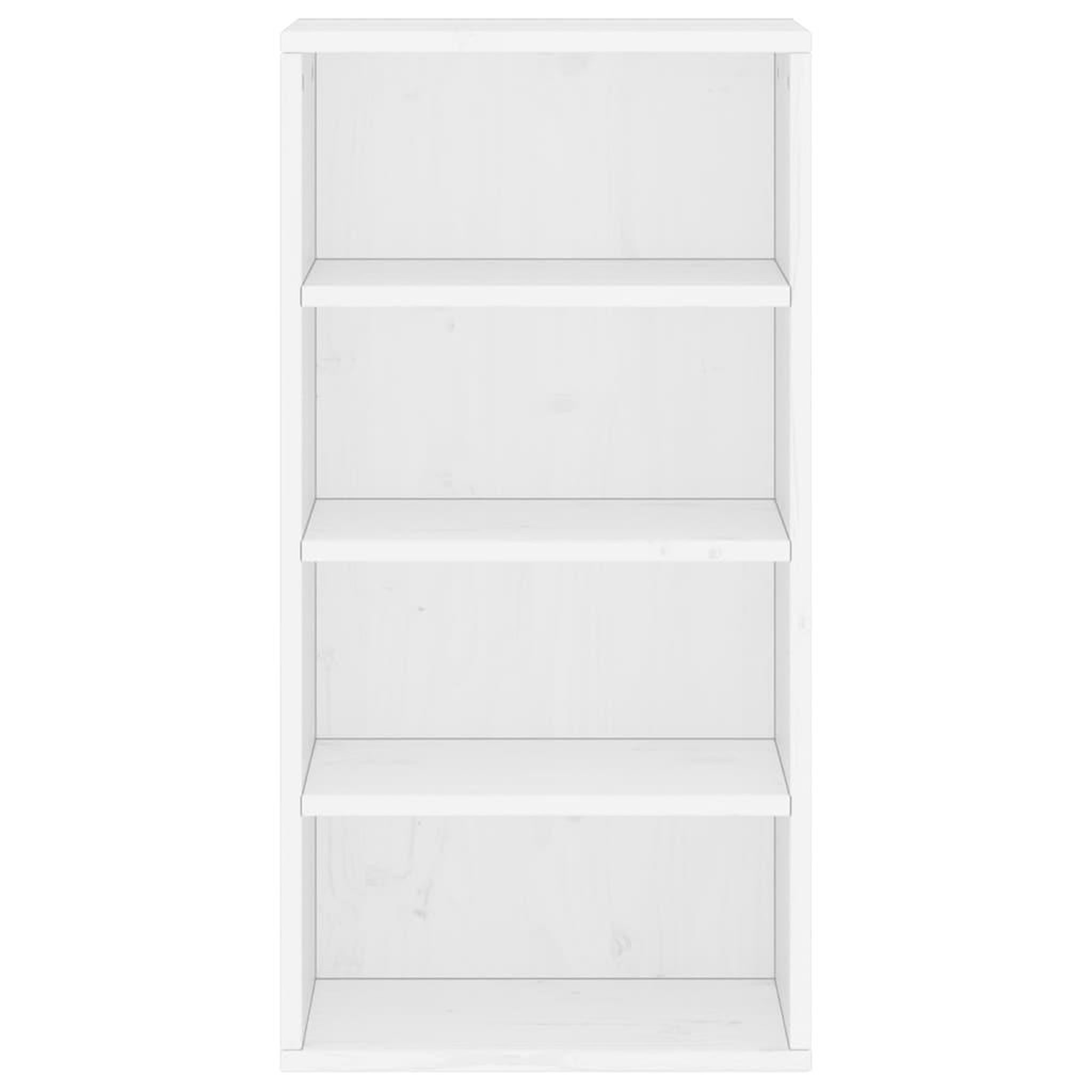 Voir la diapositive 5 : VIDAXL Armoire laterale ODDA blanc 40x24x79 cm bois massif pin