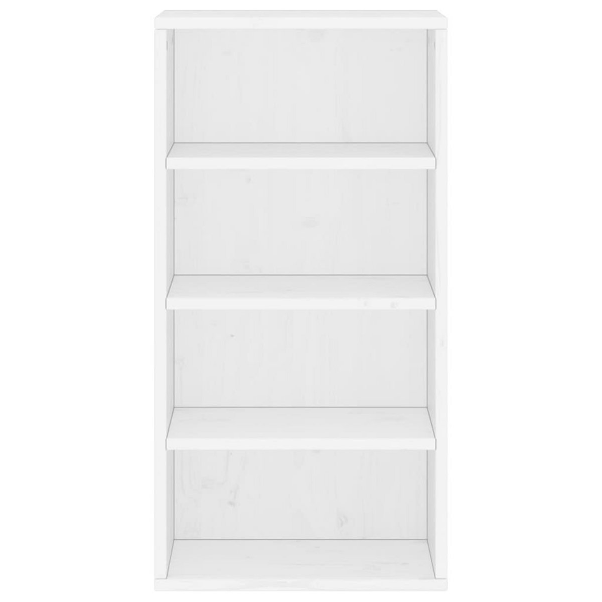 VIDAXL Armoire laterale ODDA blanc 40x24x79 cm bois massif pin