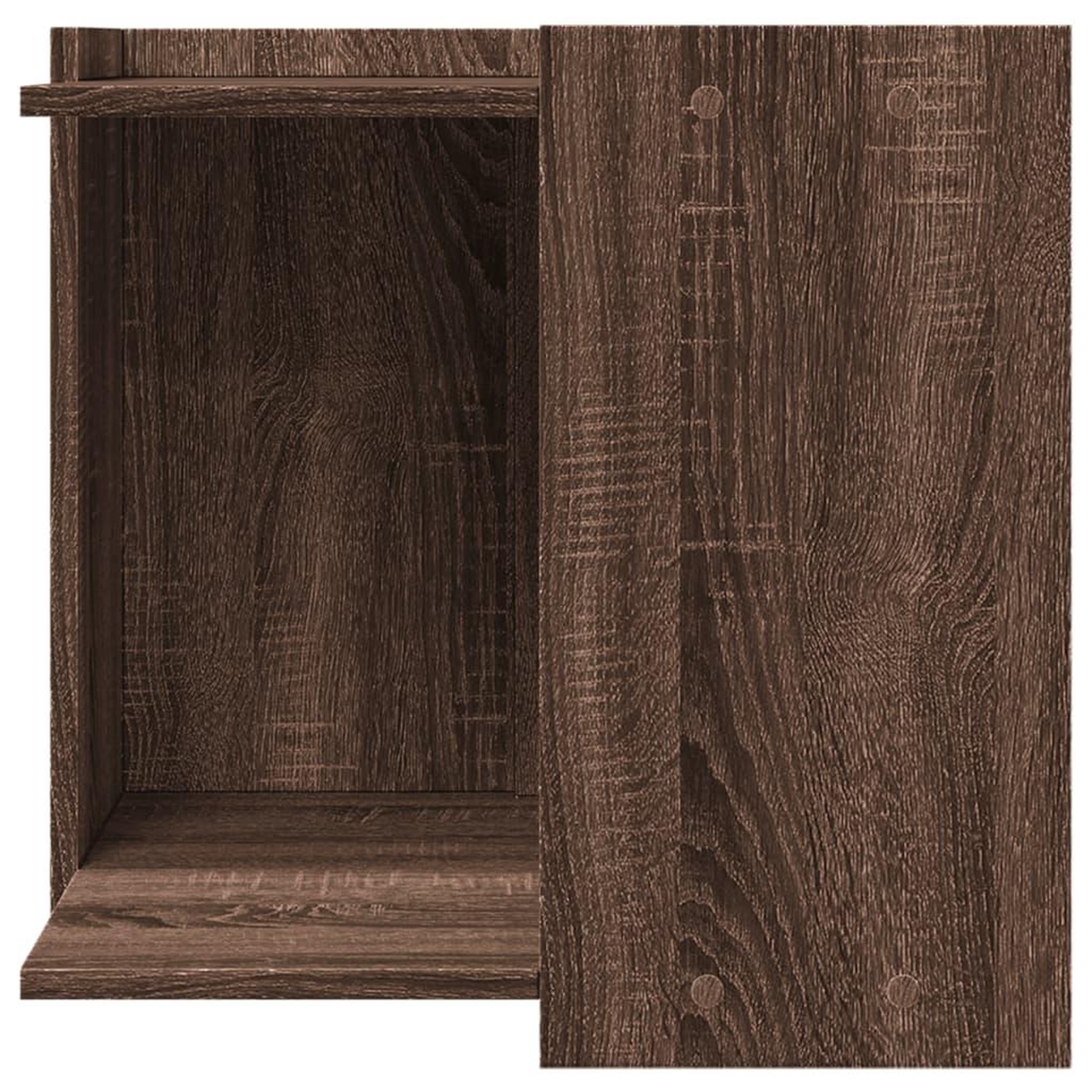 Voir la diapositive 4 : VIDAXL Meuble de bac a litiere pour chat chene marron bois ingenierie