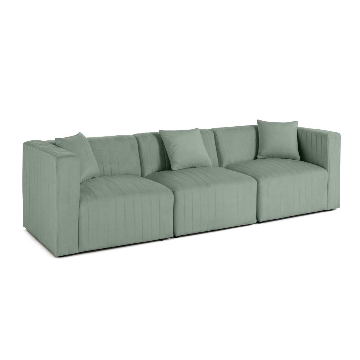 LISA DESIGN Nova - canapé modulable 3 places - en velours