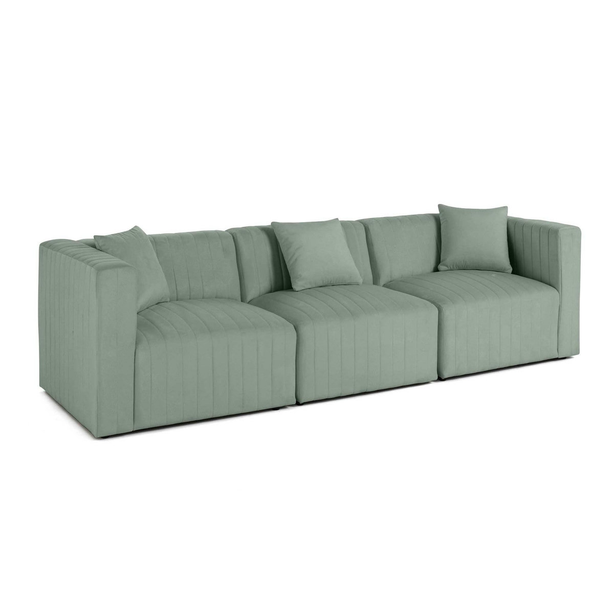 LISA DESIGN Nova - canapé modulable 3 places - en velours