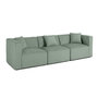 Voir la diapositive 5 : LISA DESIGN Nova - canapé modulable 3 places - en velours