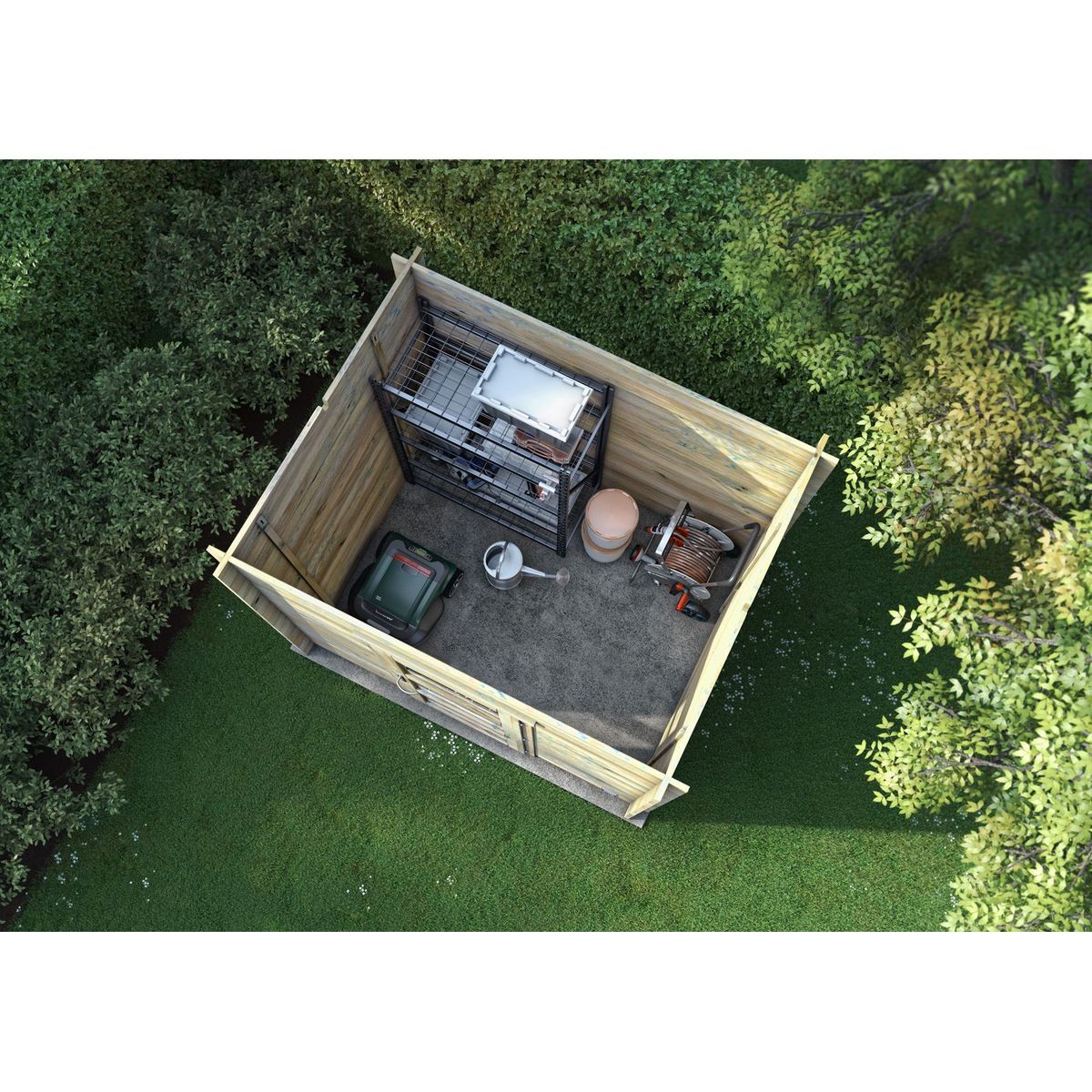 Forest Style Abri de jardin bois - 3,9m² - NICIA MODERN