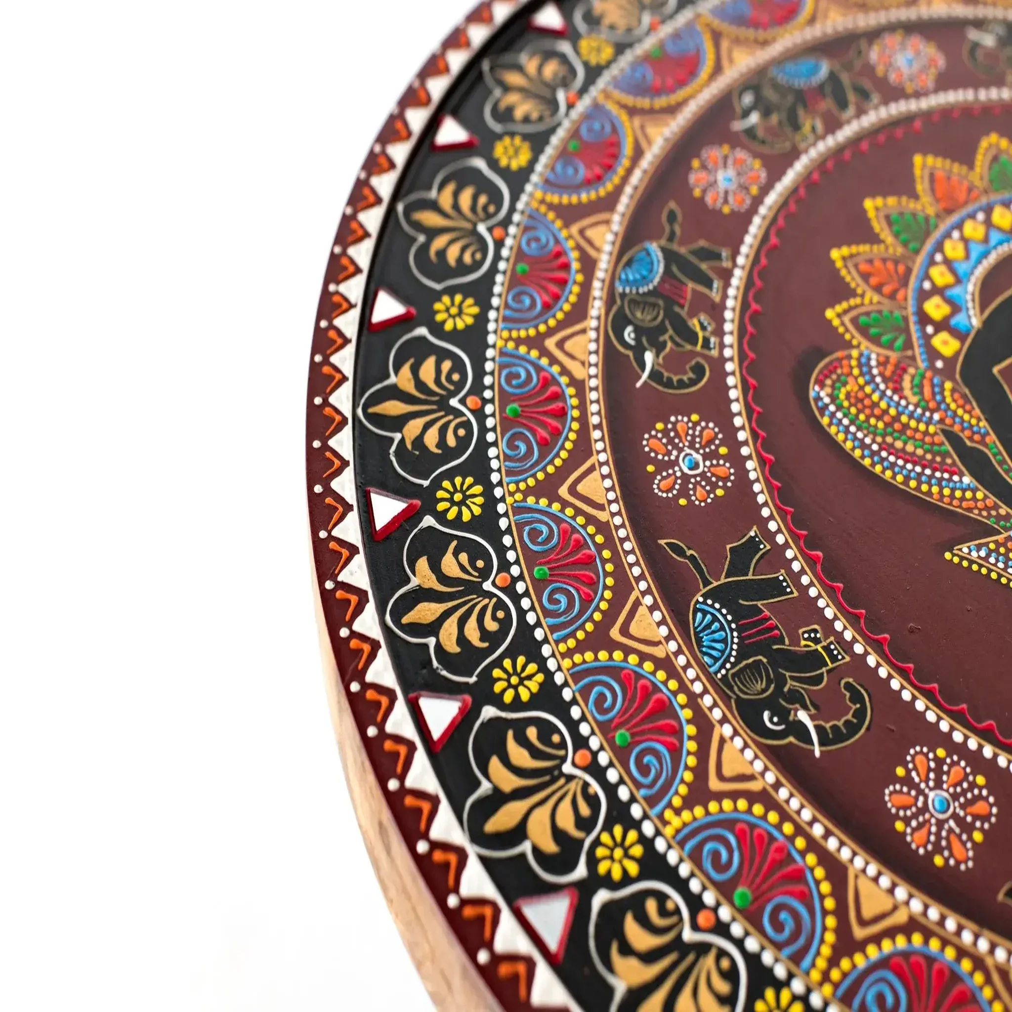 Voir la diapositive 3 : GINER Y COLOMER SL Table basse en bois de manguier 46 cm style artisanal ethnique