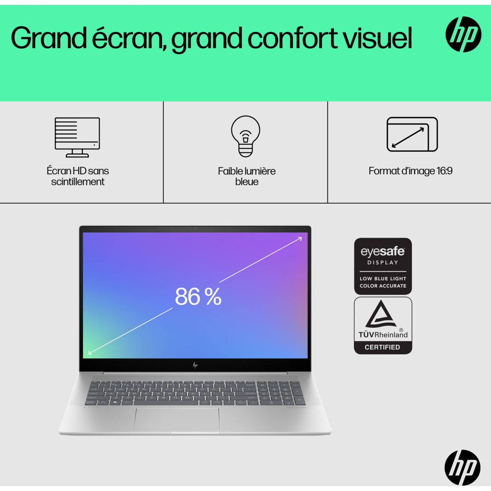 Voir la diapositive 4 : HP Ordinateur portable Envy 17-cw0011nf