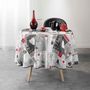Voir la diapositive 3 : Paris Prix Nappe Ronde Imprimée  Déjeuner  180cm Gris