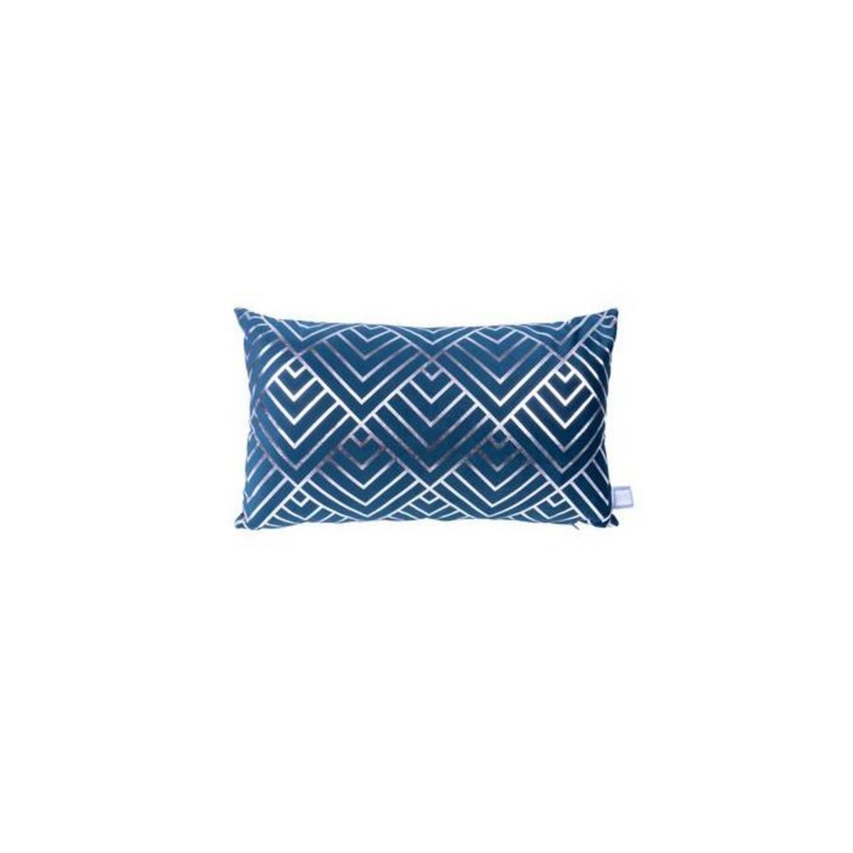 Paris Prix Lot de 2 Coussins Déco  Prisma II  30x50cm Bleu