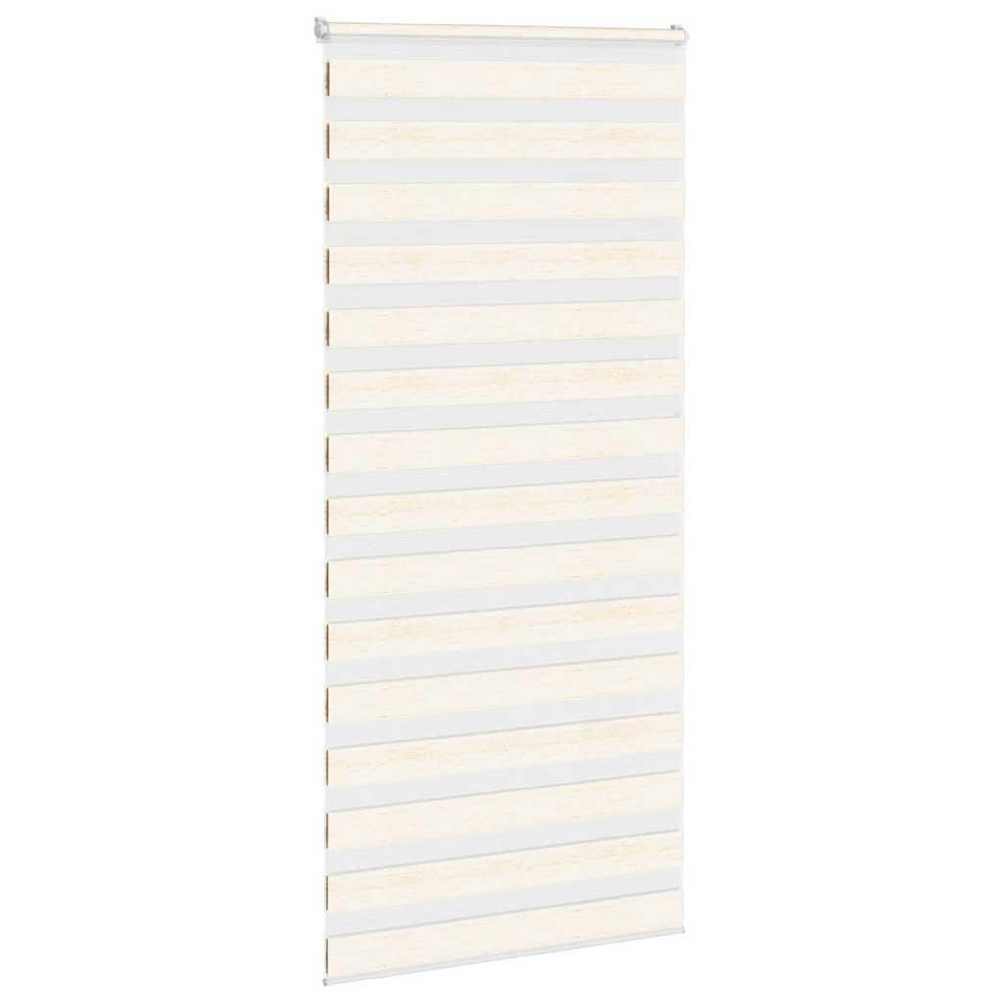 Voir la diapositive 3 : VIDAXL Store zebre beige marbre largeur du tissu 95,9 cm polyester