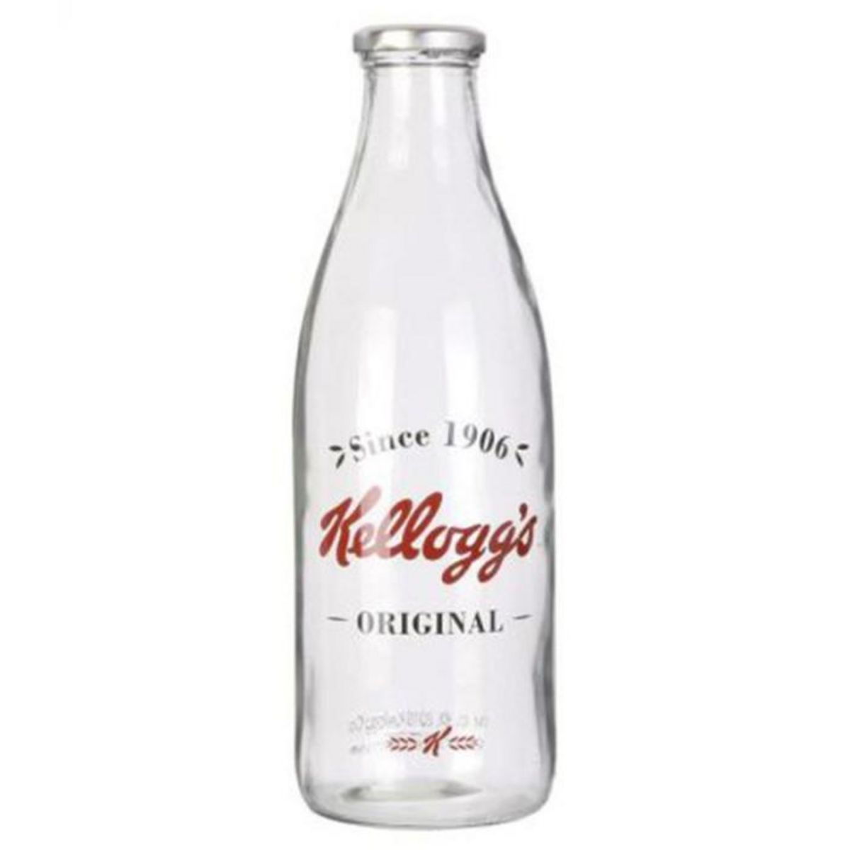 Paris Prix Bouteille en Verre  Kelloggs  1L Transparent