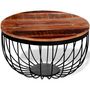 Voir la diapositive 5 : VIDAXL Table basse Bois de recuperation massif