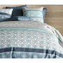 Voir la diapositive 2 : ATELIER DU COTON Parure housse de couette 3pcs 100% coton 57fils -zircon
