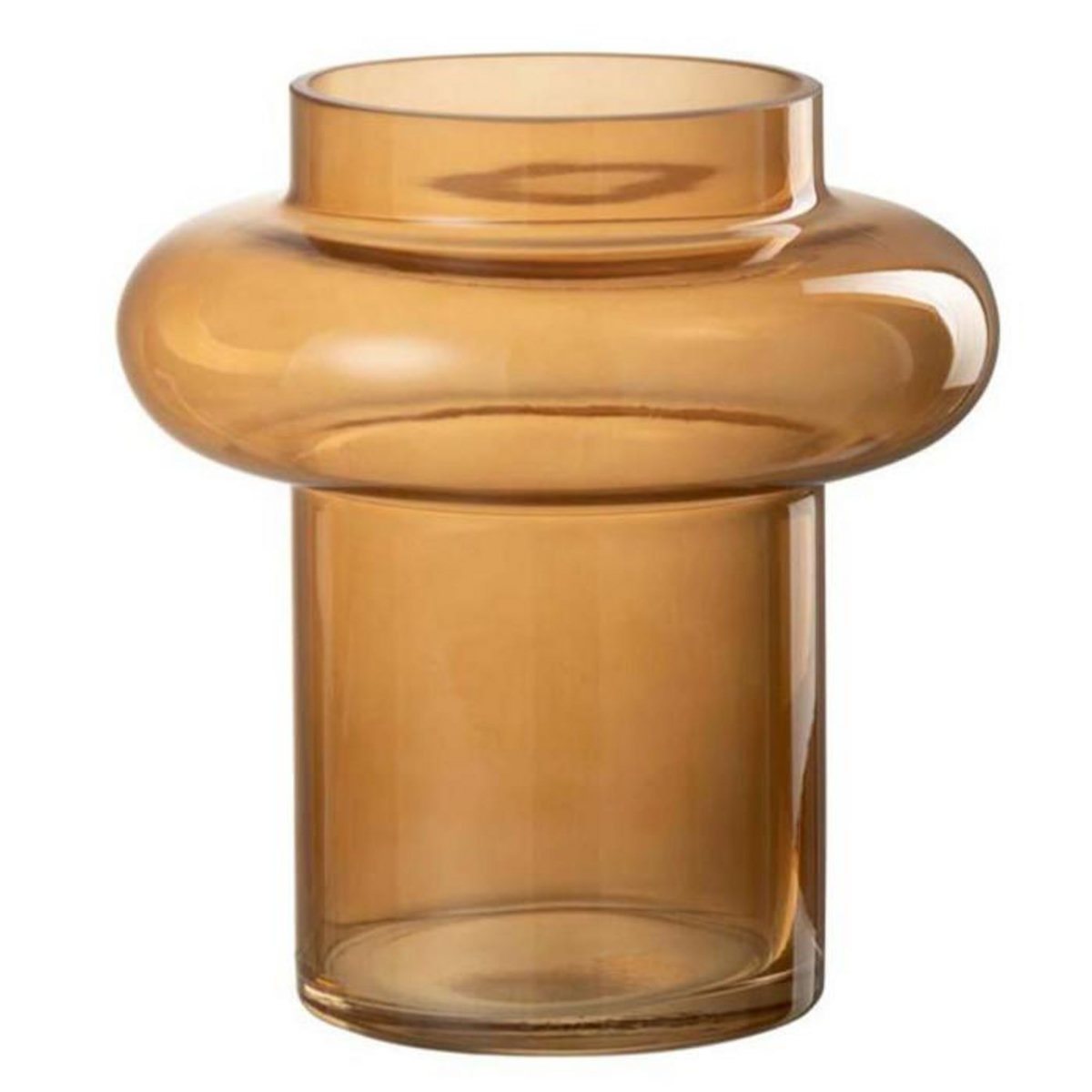 Paris Prix Vase Boule Design en Verre  Rita  19cm Orange