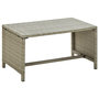 Voir la diapositive 1 : VIDAXL Table basse beige 70x40x38 cm resine tressee