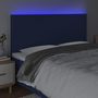 Voir la diapositive 3 : VIDAXL Tete de lit a LED Bleu 200x5x118/128 cm Tissu