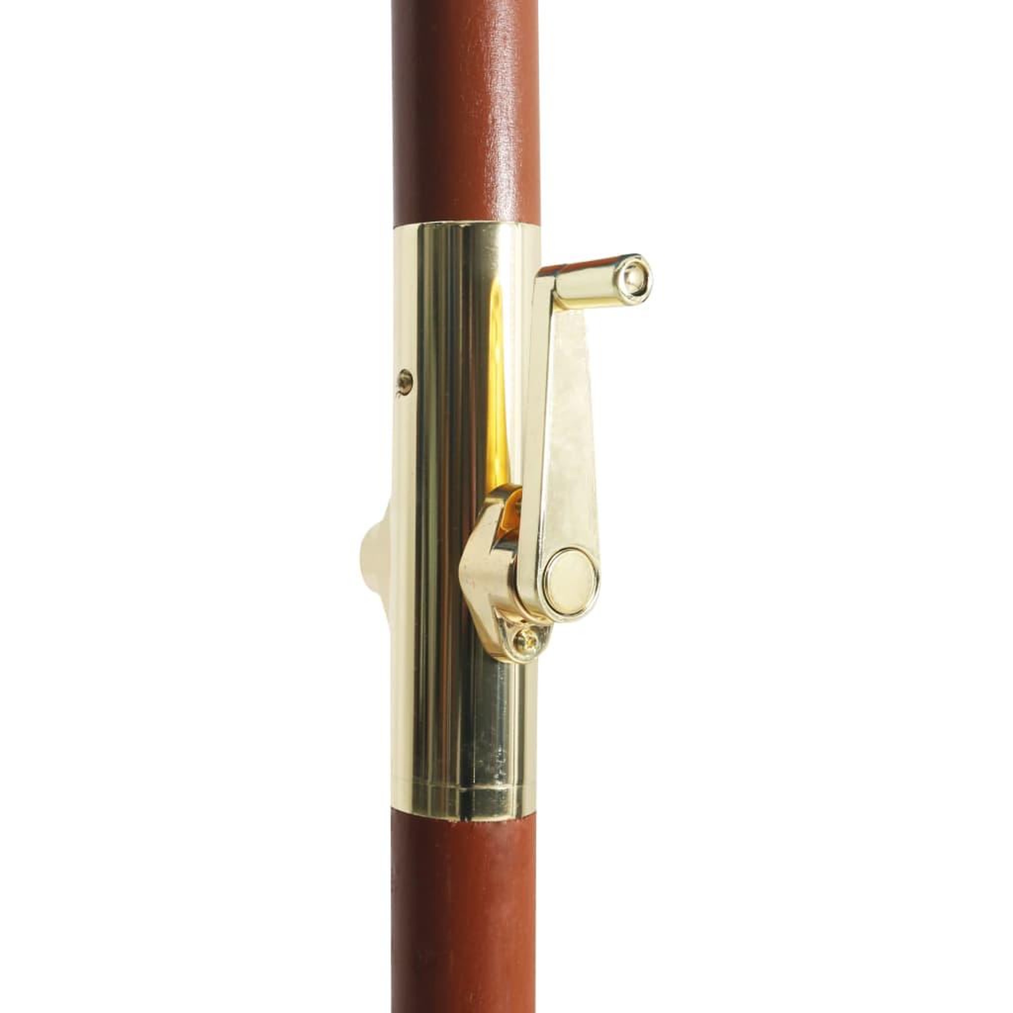 Voir la diapositive 3 : VIDAXL Parasol avec mat en bois 300x258 cm Noir