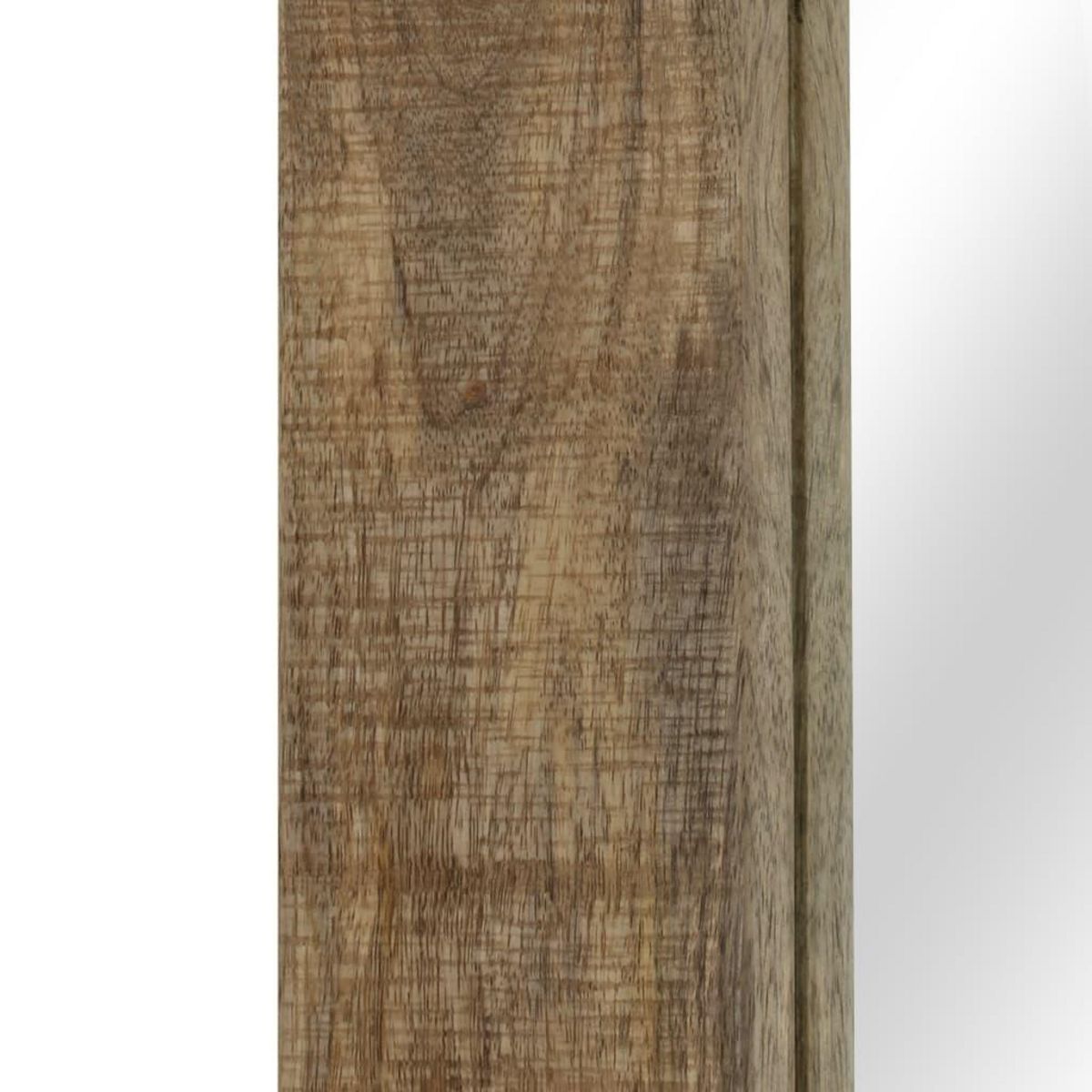 VIDAXL Miroir Bois de manguier massif 50 x 80 cm