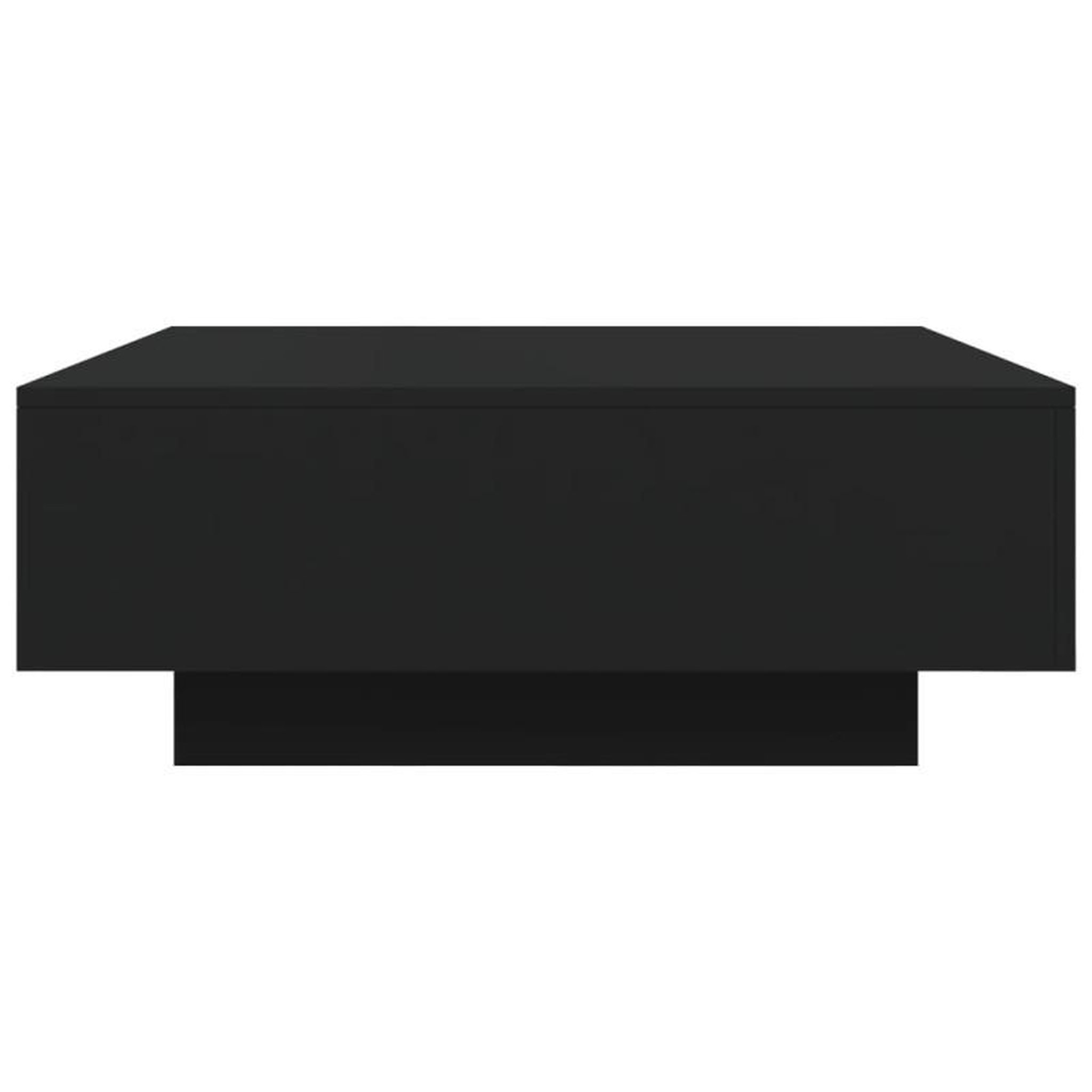 Voir la diapositive 5 : VIDAXL Table basse noir 80x80x31 cm bois d ingénierie