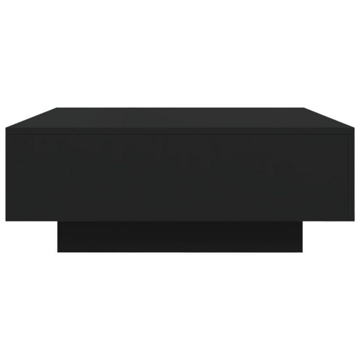 VIDAXL Table basse noir 80x80x31 cm bois d ingénierie