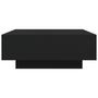 Voir la diapositive 5 : VIDAXL Table basse noir 80x80x31 cm bois d ingénierie