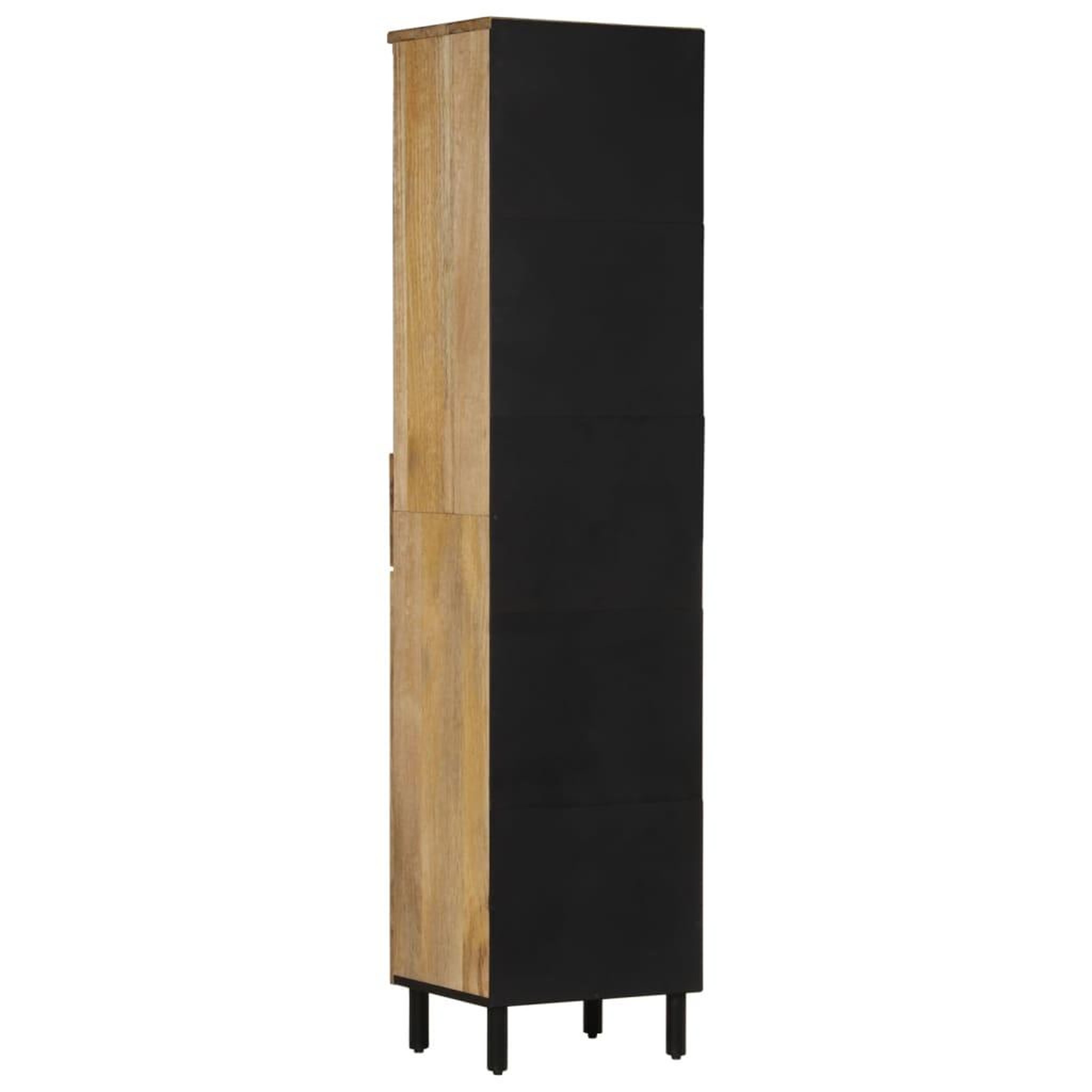 Voir la diapositive 5 : VIDAXL Armoire de salle de bain 38x33x160 cm bois massif de manguier