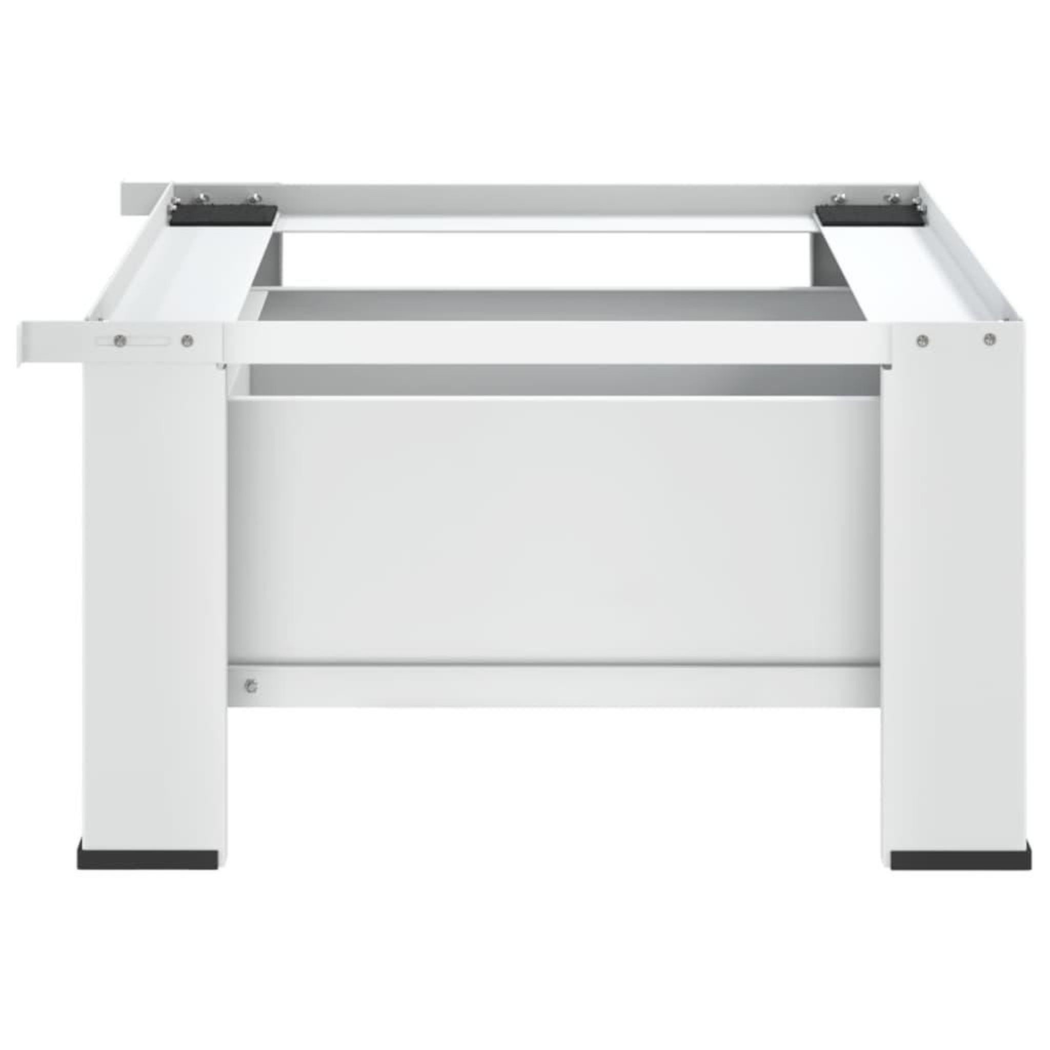 Voir la diapositive 5 : VIDAXL Socle pour machine a laver avec tiroir Blanc