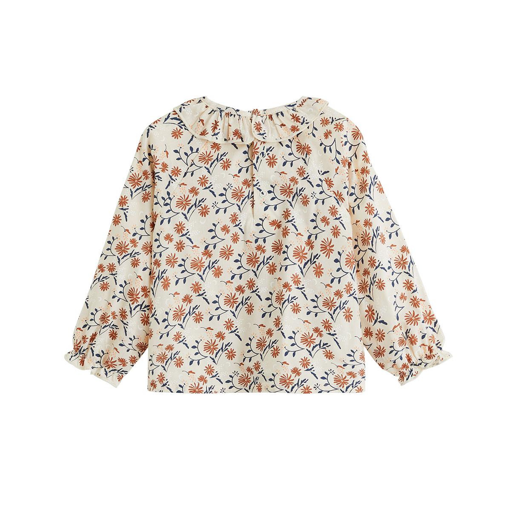 Voir la diapositive 2 : PETIT BEGUIN Blouse enfant en popeline ollie