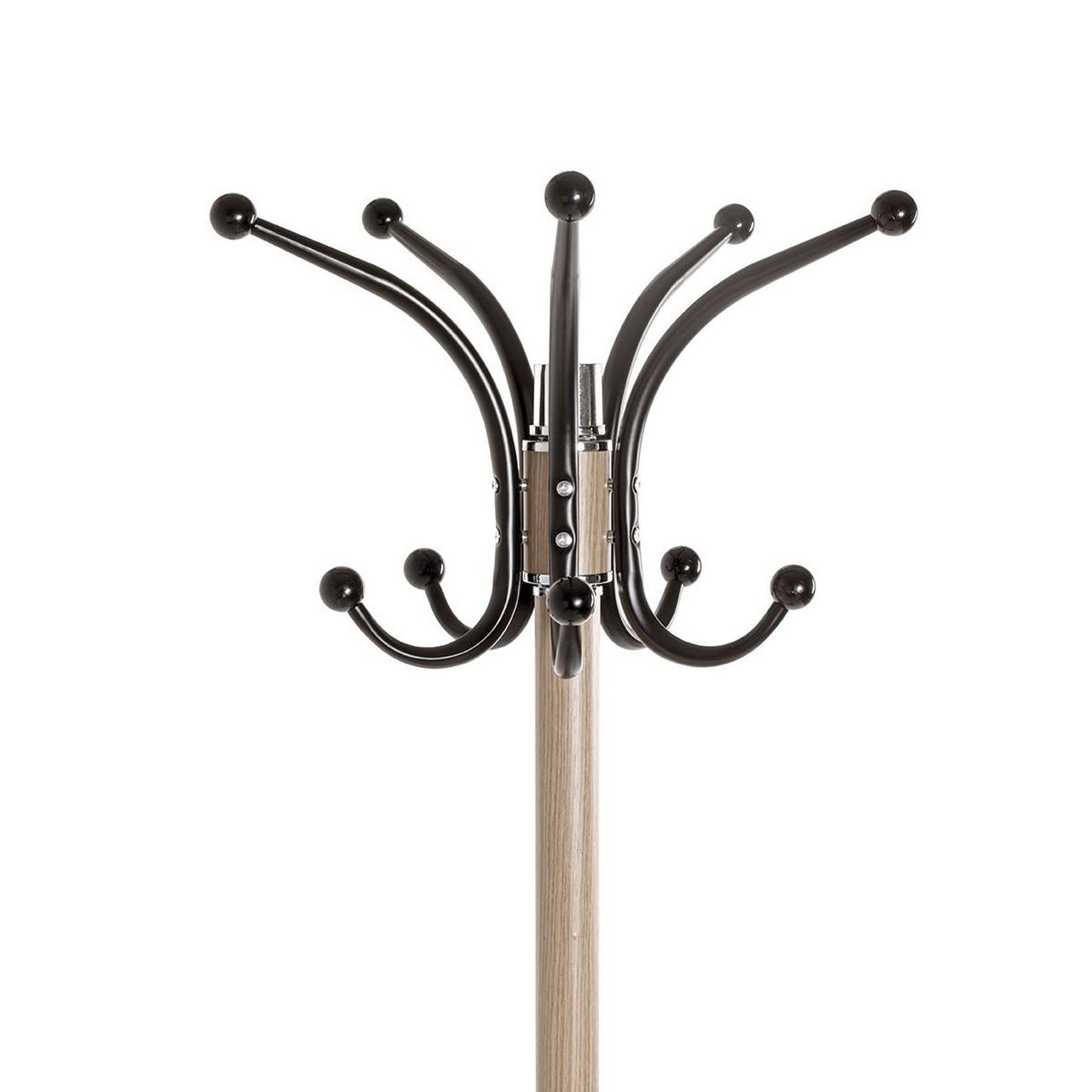 Voir la diapositive 2 : Paris Prix Porte-manteau design  vinty  175cm naturel & noir