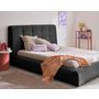 Voir la diapositive 1 : LISA DESIGN Onyx - lit coffre - 160x200 cm - en velours côtelé - sommier inclus