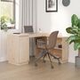 Voir la diapositive 1 : VIDAXL Bureau 110x50x75 cm Bois massif de pin
