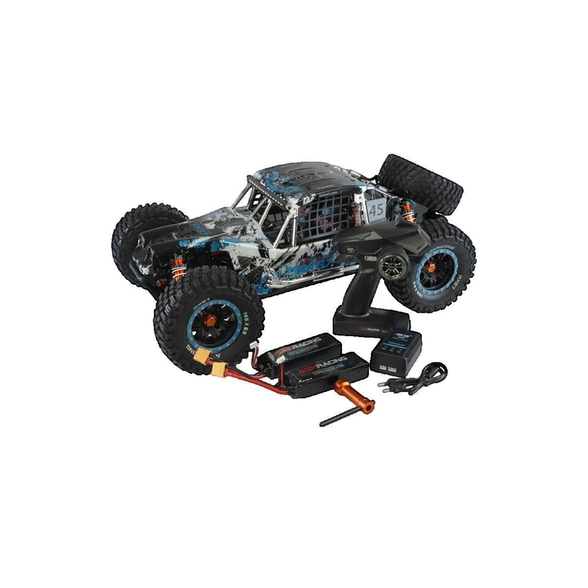 Voir la diapositive 2 : Amewi Buggy télécommandé Amewi RXB7 Bleu 4x4 130 km/h